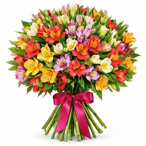 Букет из свежих цветов «Цветочная симфония»