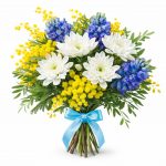 Букеты с мимозой