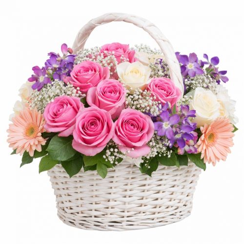 Корзина с цветами «Явление»