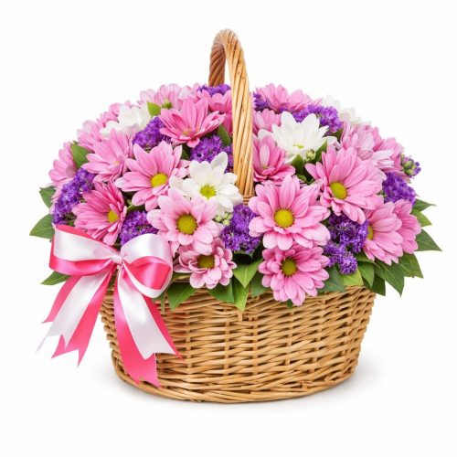 Подарочная корзина «Цветочная фантазия»