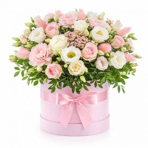 Цветы в коробке «Глория»
