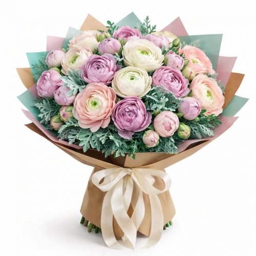 Флористический букет «Лиловый сон»